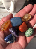 Tumble Stone Set - 7 Chakra  - Crystals for Chakra Alignment | Crystal Karma by Trina