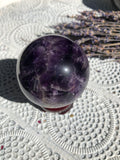 Chevron Amethyst Sphere #2 | Crystal Karma by Trina