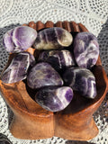 Chevron Amethyst Tumbles Medium | Crystal Karma by Trina