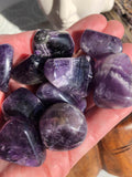 Chevron Amethyst Tumbles | Crystal Karma by Trina