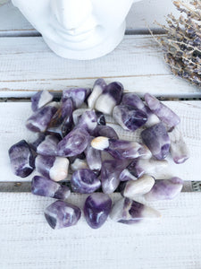 Chevron Amethyst Tumbles Small | Crystal Karma by Trina