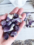 Chevron Amethyst Tumbles Small | Crystal Karma by Trina