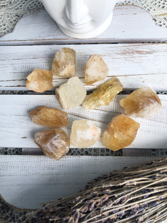 Citrine Rough Small | Crystal Karma by Trina