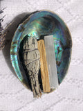 Smudge Pack - Abalone Shell, White Sage & Palo Santo - Crystal Karma By Trina