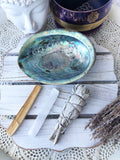 Smudge Pack - Abalone Shell, White Sage & Palo Santo - Crystal Karma By Trina