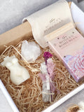 Clear Quartz Bohemian Goddess Smudge Box | Crystal Karma by Trina