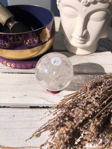 Clear Quartz Sphere Medium #1 | Crystal Karma by Trina 