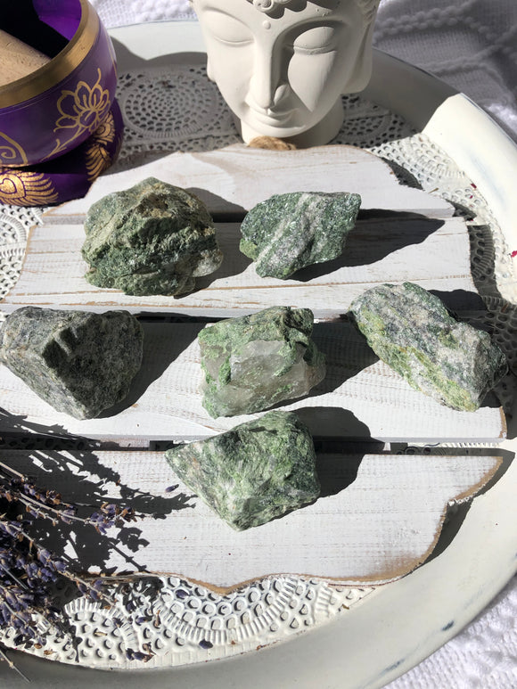 Diopside Roughs Large | Crystal Karma By Trina