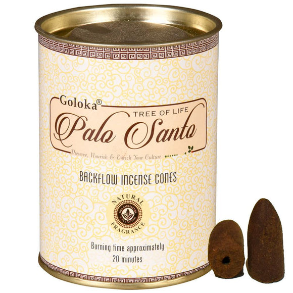 Backflow Incense Cones - Palo Santo | Crystal Karma By Trina