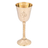 Brass Chalice Om | Crystal Karma By Trina