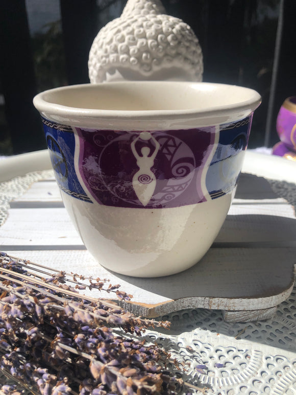 Goddess Smudge Bowl Large | Crystal Karma by Trina