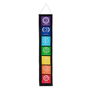 Chakra Hanging Banner | Crystal Karma by Trina