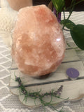Himalayan Salt Lamp Timber base 2-3kg - Crystal Karma By Trina