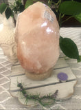 Himalayan Salt Lamp Marble base 2-3kg - Crystal Karma By Trina