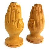 Incense Holder Wooden - Tibetan Praying Hands | Crystal Karma by Trina