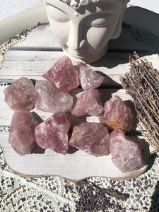Lavender Rose Quartz Rough - Medium | Crystal Karma by Trina