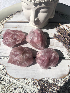 Lavender Rose Quartz Rough - X Large  | Crystal Karma by Trina
