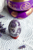 Lepidolite Egg - Brazil - Crystal Karma By Trina