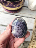 Lepidolite Egg - Brazil - Crystal Karma By Trina