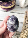 Lepidolite Egg - Brazil - Crystal Karma By Trina