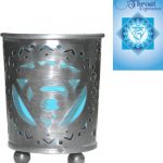 Light Blue Throat Chakra Votive Holder | Crystal Karma By Trina