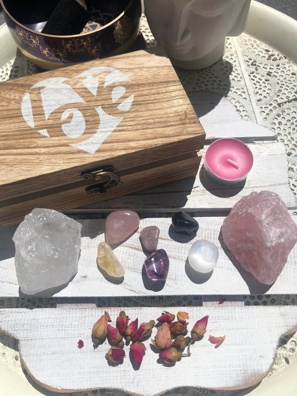 Love and Relaxation Crystal Set | Crystal Karma by Trina