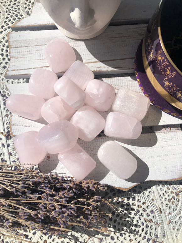 Mangano Calcite Tumbles Medium | Crystal Karma by Trina