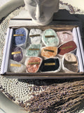 Mixed Natural Crystal Roughs Box of 12 | Crystal Karma by Trina