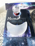 Moon Lovers Set #7 Moonology Book Moonology Oracle Cards Selenite Moon Clear Quartz Sphere on Stand and more | Crystal Karma by Trina