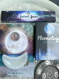 Moon-Lovers-Set-Diary-#9 - Moonology Diary, Moonology Oracle, Selenite Moon Bowl | Crystal Karma by Trina