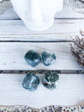 Moss Agate Tumbles Large | Crystal Karma by Trina