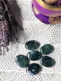 Moss Agate Worry Stones | Crystal Karma by Trina