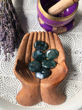 Moss Agate Worry Stones | Crystal Karma by Trina