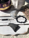 Tourmaline Obsidian Shungite & Selenite Moon Crystal Bundle #4