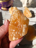 Orange Calcite Roughs Medium | Crystal Karma by Trina