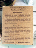 Organic Goodness Smudge Candle - Frankincense & Myrrh | Crystal Karma by Trina
