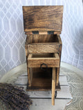 Pentacle 3 Drawer Wooden Chest  | Crystal Karma by Trina