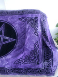 Purple Pentacle Tapestry | Crystal Karma by TrinaPurple Pentacle Tapestry | Crystal Karma by Trina