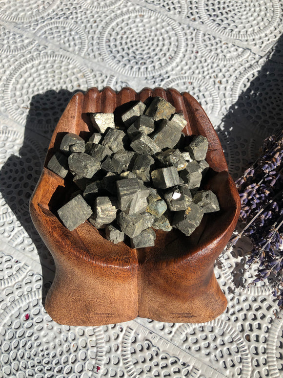 Pyrite Rough Cubes - 50g Bags | Crystal Karma by Trina