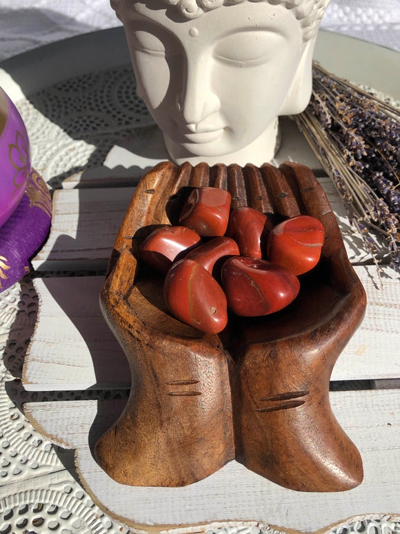 Red Jasper Tumbles | Crystal Karma by Trina