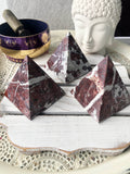 Red Onyx Pyramid | Crystal Karma by Trina