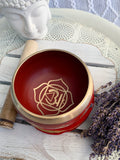Root Chakra Singing Bowl Red | Crystal Karma by Trina