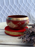 Root Chakra Singing Bowl Red | Crystal Karma by Trina