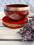 Root Chakra Singing Bowl Red | Crystal Karma by Trina