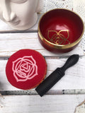 Root Chakra Singing Bowl - Red 7.5cm Gift Set | Crystal Karma by Trina