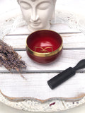 Root Chakra Singing Bowl - Red 7.5cm Gift Set | Crystal Karma by Trina
