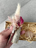 Rose Quartz Floral Smudge Box #2 | Crystal Karma by Trina