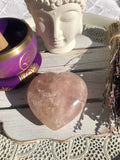 Rose Quartz Heart #2 | Crystal Karma by Trina