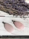 Crystal Pendant Tear Drop Rose Quartz | Crystal Karma By Trina