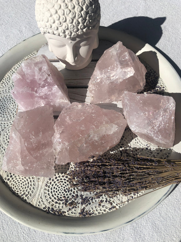 Rose Quartz Rough XXL | Crystal Karma by Trina